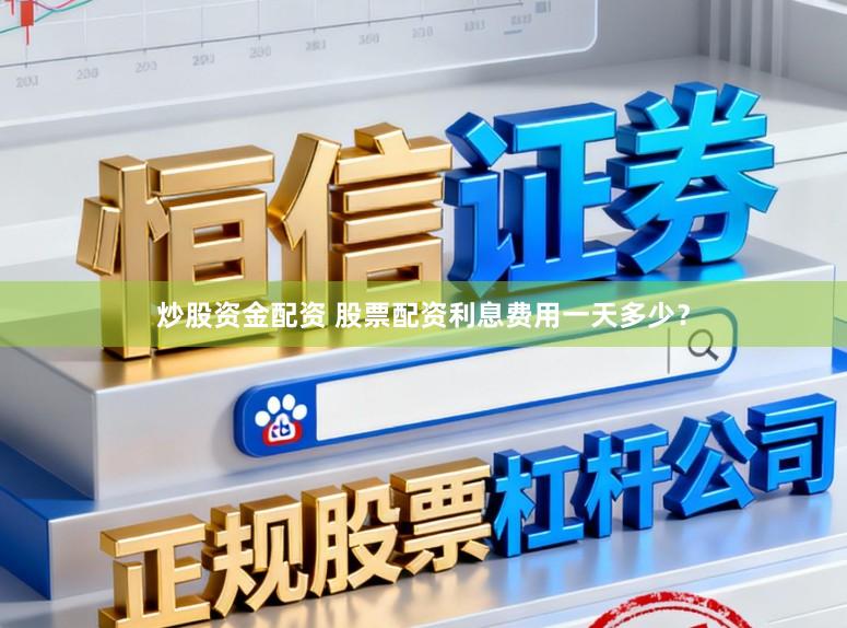 炒股资金配资 股票配资利息费用一天多少？